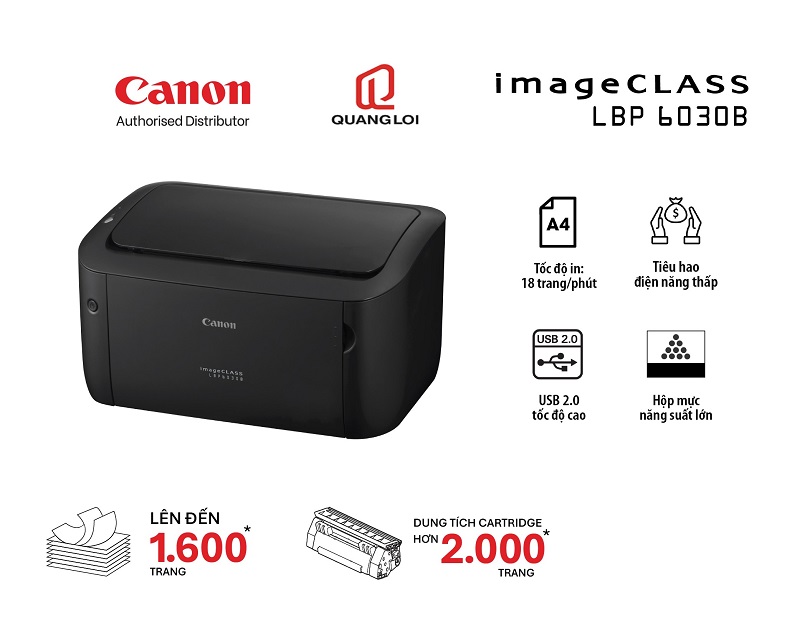 Giới thiệu về dòng máy in Canon LBP6030B - Ưu, nhược điểm, đối tượng sử dụng máy
